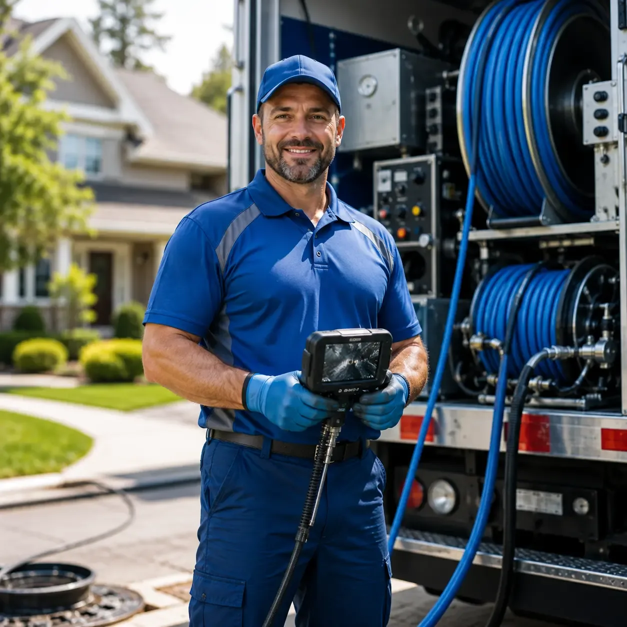Local outdoor drain cleaning specialists in Galesburg, MI